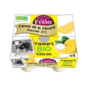 Yaourt Bio Citron