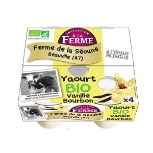 Yaourt Bio Vanille Bourbon