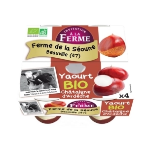 Yaourt Bio Châtaigne d’Ardèche