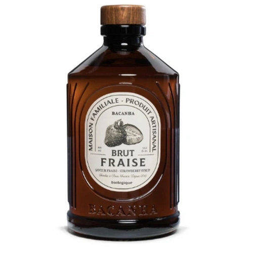 Sirop Fraise Brut Bio - Fabriqué en France