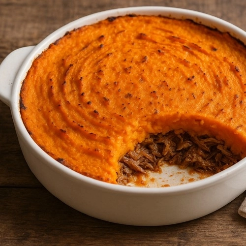 Parmentier de canard à la patate douce