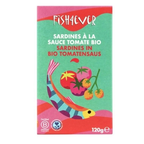 Sardines sauce tomate bio – Pêche responsable