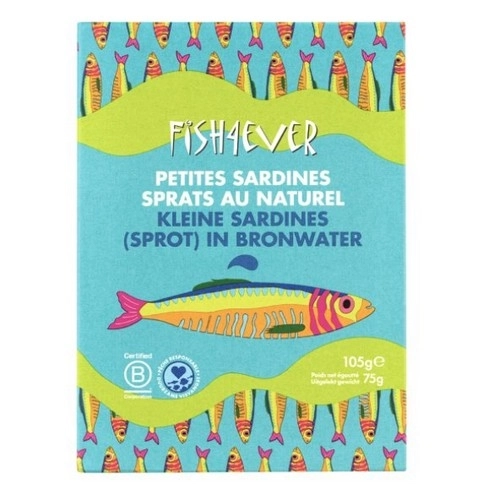 Petites sardines au naturel – Sprats pêche responsable